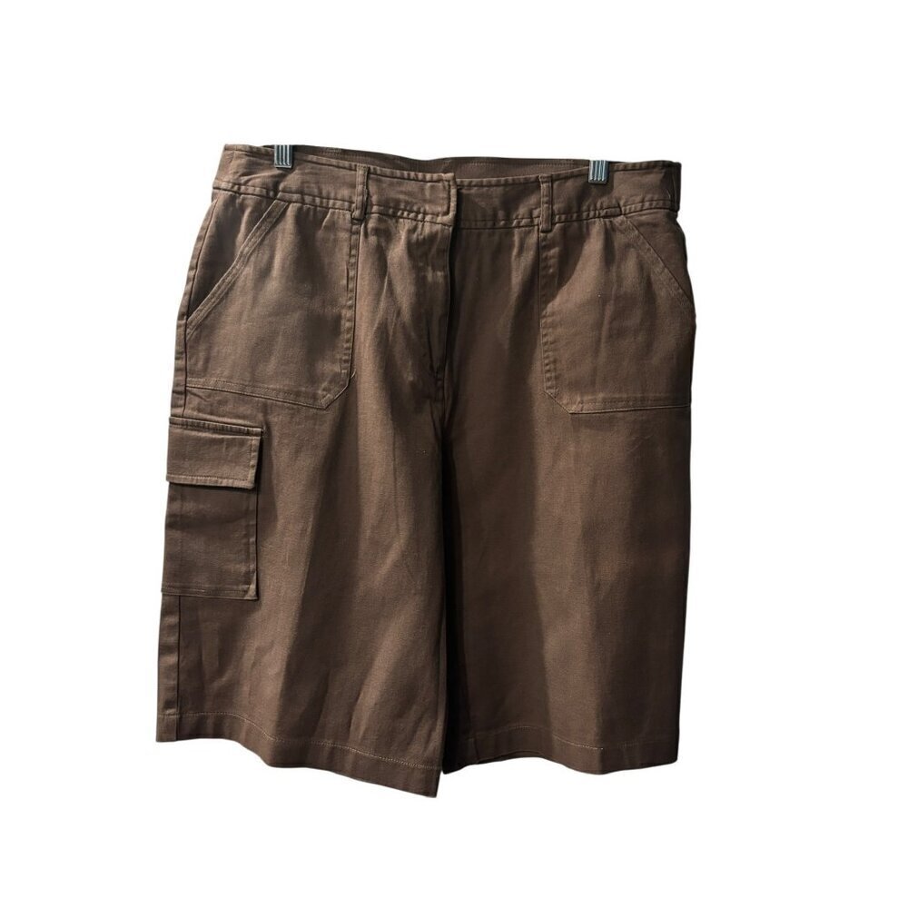Kim Rogers Women's Brown Mid-Length Shorts